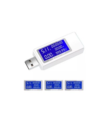 Тестер USB-тестер Keweisi KWS-1705A для измерения напряжения емкости тока (18946)