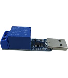 Модуль реле 1 канальный с USB-управлением АС 250V 10A USB LCUS-1 (19006)
