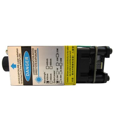Лазерный модуль лазер для станка 405nm 0.5W 500mW (18096)