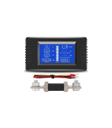 Ваттметр постоянного тока тестер батарей Peacefair PZEM-015 300A (16670)
