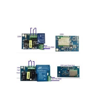 Wi-Fi дистанционное реле управления устройствами для умного дома 25A (15870)