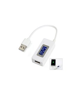 USB тестер емкости usb вольтметр амперметр KCX-017 3-15V 3A (15939)
