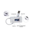 USB тестер емкости usb вольтметр амперметр KCX-017 3-15V 3A (15939)
