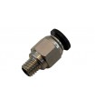 Фитинг PTFE коннектор PC4-01 4мм (20085)