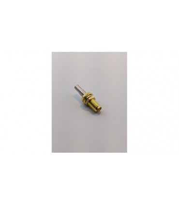 Разъем SMA, гнездо SMA standard, (на кабель RG-174) обжимное, с гайкой, Gold (20748)