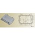 Водонепроницаемый алюминиевый корпус TEA-001A 210x130x60mm (20888)