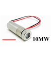 Лазерный модуль лазер 10mw линия красный 12мм с фокусировкой (15778)