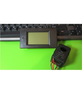 Счетчик электричества ваттметр AC 80-260V 100A SPLIT-CT PEACEFAIR PZEM-061 с шунтом (10730)