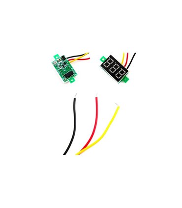 Миниатюрный цифровой встраиваемый вольтметр 100V (10340)