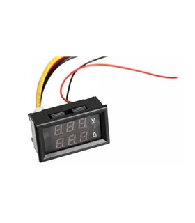 Амперметр вольтметр цифровой 10А (10564)