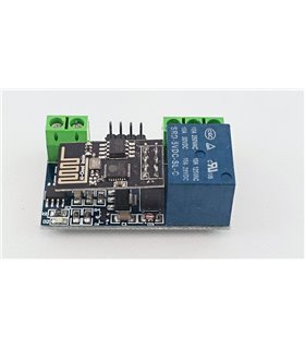 Wi-Fi розетка реле ESP8266 ESP01 DC 5V to AC 220V 10A (14194)