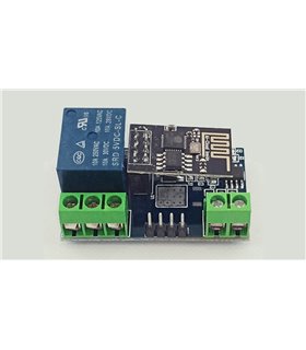 Wi-Fi розетка реле ESP8266 ESP01 DC 5V to AC 220V 10A (14194)