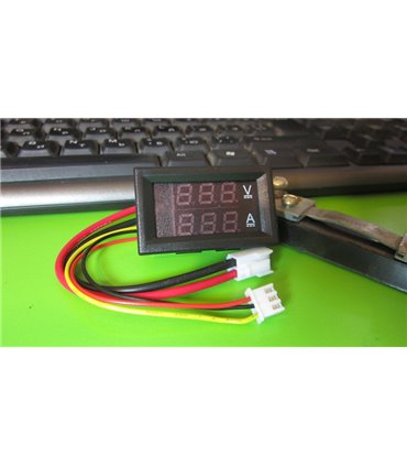 Амперметр вольтметр 50 А в комплекте с шунтом (10519)