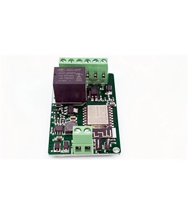 Wi-Fi розетка реле ESP8266 DC 7-30V to AC 220V 10A (14193)