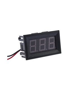 Цифровой встраиваемый вольтметр постоянного тока DC 4.5-30В (10185)