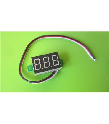 Вольтметр миниатюрный DC 0-30V (12068)