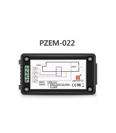 Ваттметр мощности переменного тока 100A PZEM-022 Split-CT (16650)