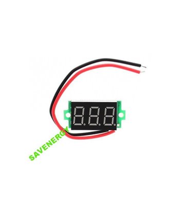 Вольтметр миниатюрный цифровой 4.5-32V 0.36 (10622)
