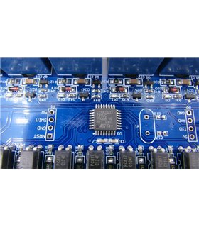 Модуль реле Modbus RTU 8-канал RS485 TTL (18933)