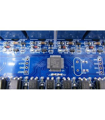 Модуль реле Modbus RTU 8-канал RS485 TTL (18933)