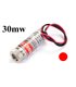 Лазер лазерный модуль с фокусировкой 30mw 3V точка красная 12*35мм (15953)