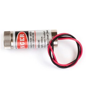 Лазер лазерный модуль с фокусировкой 30mw 3V линия красная 12*35мм (15951)