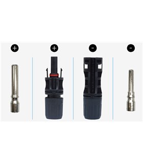 Коннектор солнечной панели водонепроницаемый MC4 IP67 1500V 50A (18692) Коннектор солнечной панели водонепроницаемый MC4 IP67 1500V 50A (18692)