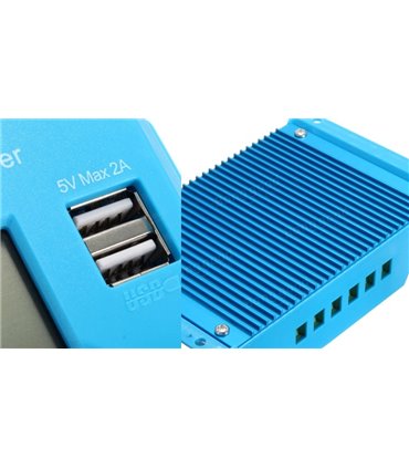 Контроллер заряда PWM 30A 12-24 с LCD и USB (10122)