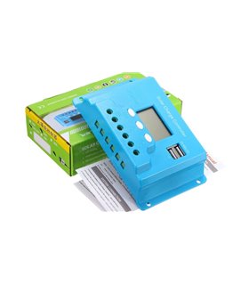 Контроллер заряда PWM 30A 12-24 с LCD и USB (10122)
