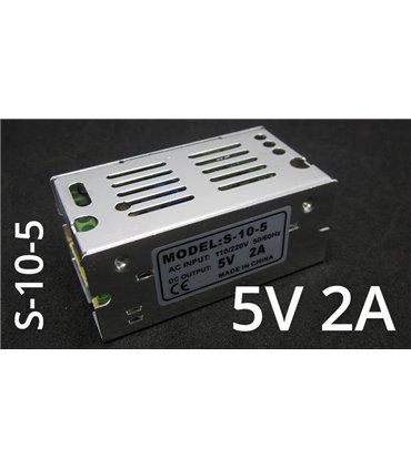 Импульсный блок питания трансформатор 5V 2A 10W S-10-5 (15586)
