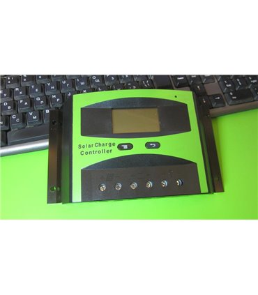 Солнечный контроллер заряда PWM Solar 30A 12\24V амперметр (12576)