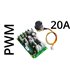ШИМ регулятор оборотов двигателя PWM преобразователь DC 10-60V 20A (15589)