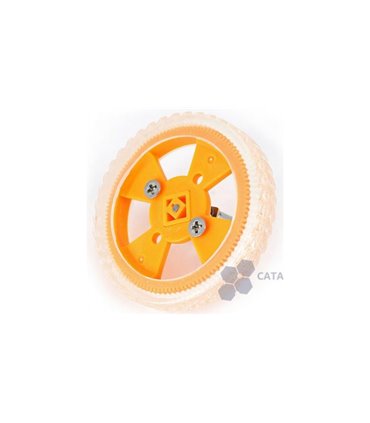 Износостойкое резиновое колесо для умного автомобиля 70*12mm под двигатель N20 (16081)