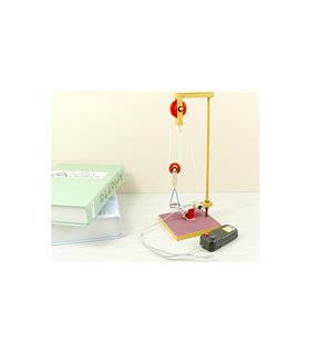 STEM-конструктор подъемный кран с электромеханическим приводом (16457)