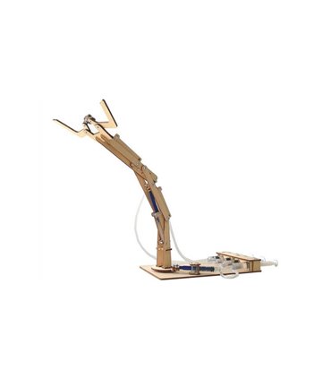 STEM-конструктор механический робот манипулятор на гидро- пневмоприводе (16455)