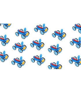 STEM-конструктор движущейся робот-машинка с пневмодвигателем на сжатом воздухе (16472)