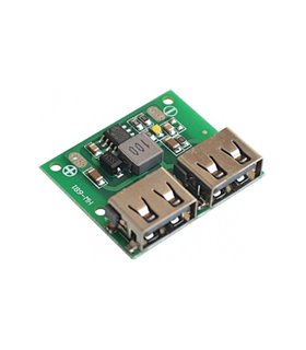 Модуль понижающий автозарядка DC-DC 12-24V to 5V 3A USB (15958) Модуль понижающий автозарядка DC-DC 12-24V to 5V 3A USB (15958)