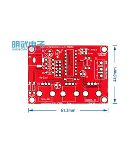 Функциональный генератор сигналов XR2206 комплект DIY 1Hz-1MHz (17515)