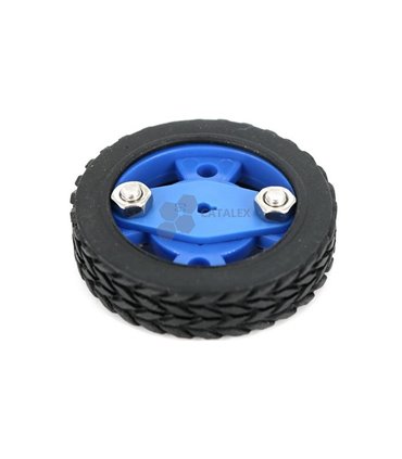 Износостойкое резиновое колесо для умного автомобиля 47*12mm под двигателем N20 (16080)