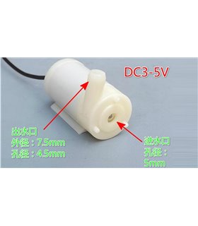 Водяной насос горизонтальный погружной мини-насос DC3-5V 3W для DIY-устройств (15818)