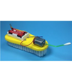 STEM-конструктор робот-щетка с электромеханическим вибрационным приводом (16461)