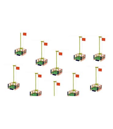STEM-конструктор механизм для подъема флага (16481)