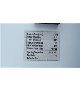 Солнечная панель поликристалл 10W 18V 35*25см (18913)