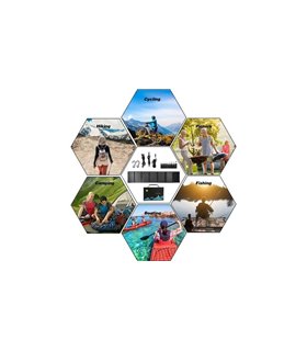 Портативная солнечная панель Solar Bag W50F6 50W 2*USB DC18V (19423)