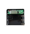 Корпус Power Bank c дисплеем LCD 8*18650 5V 2.8A 2*USB черный (18806)