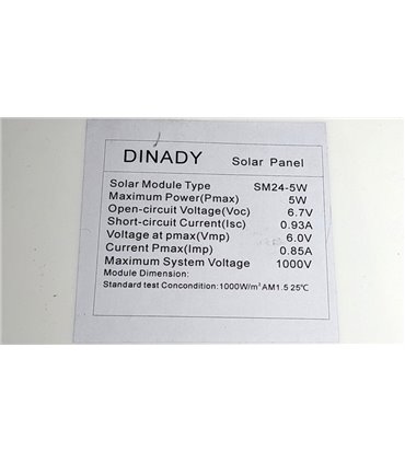 Солнечная панель гибкая 5W 6V 300*190мм (17385)