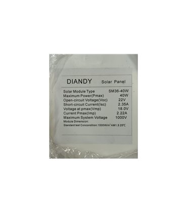 Солнечная панель гибкая 40W 18V 750*350мм (17379)