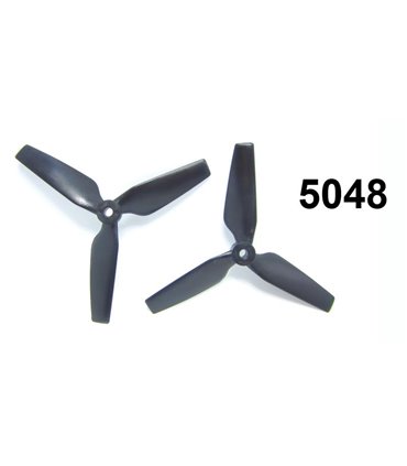 Пропеллеры лопасти квадрокоптера дрона HSKRC 5048 тройные пара (14831)