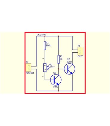 Светочувствительный датчик освещения DIY (15030)