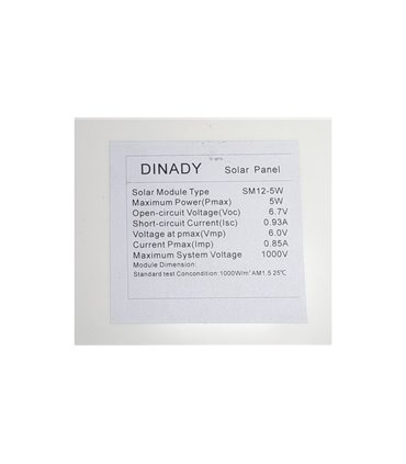 Солнечная панель полугибкая 10W 6V SM24-5W (19409)